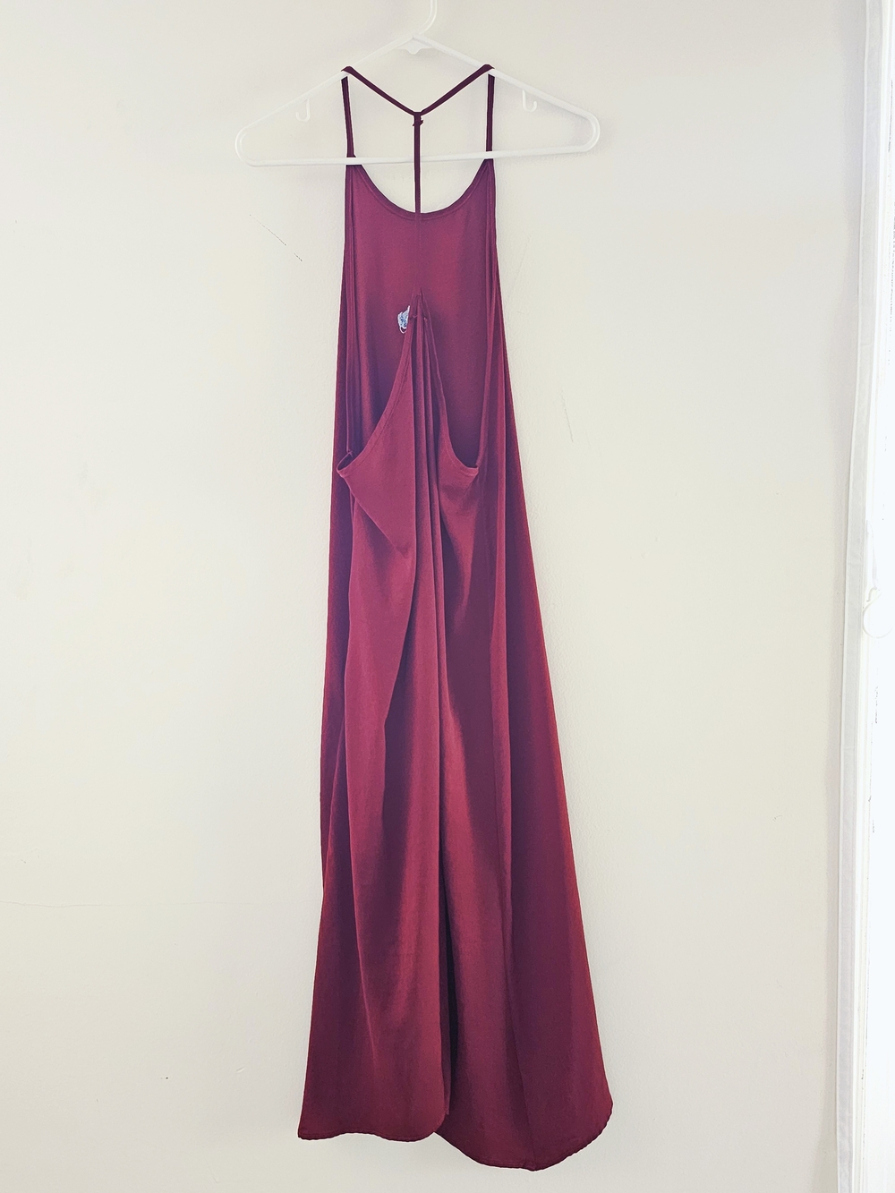 Vacation Dress Sz S/M In Wine Red - Picture 4 of 5
